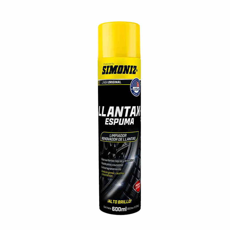 LIMPIADOR RENOVADOR SIMONIZ PARA LLANTAX EN ESPUMA 600ML NEUTRO - Imagen 1